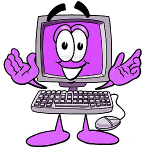 Happy PC cartoon image